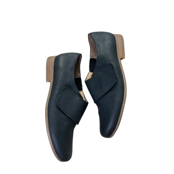 Abella True Comfort Mollie Black Shoes Women's 6M Flats Adjustable Hook & Loop - Picture 6 of 14